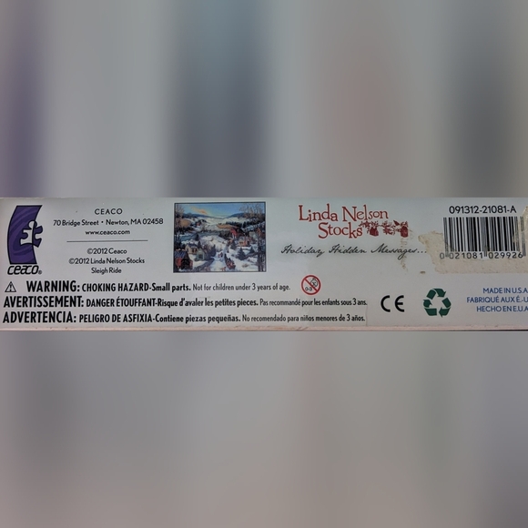Linda Nelson Stocks Holiday Hidden Messages Puzzle - 750 Pieces T3MIS - Picture 3 of 3